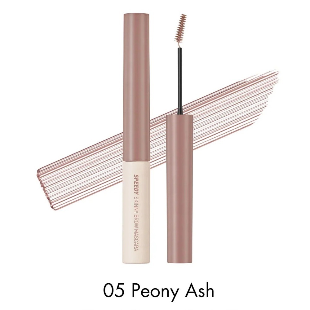 Peripera Skinny Brow Mascara - 05 Peony Ash Kbeauty Olive Young Korean makeup